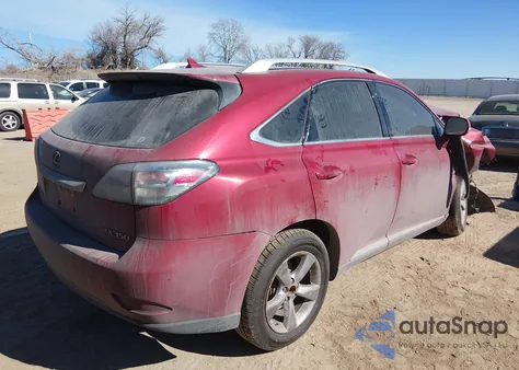 2010 Lexus Rx 350 из США, поврежденный, VIN 2T2BK1BA5AC022674